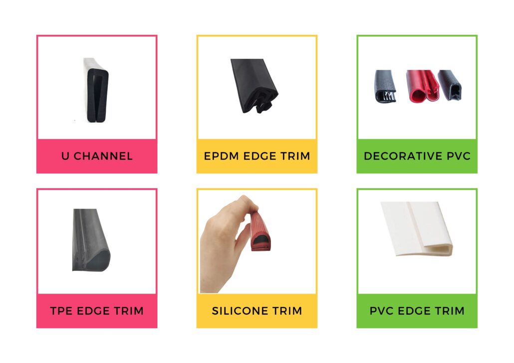 rubber edge trim