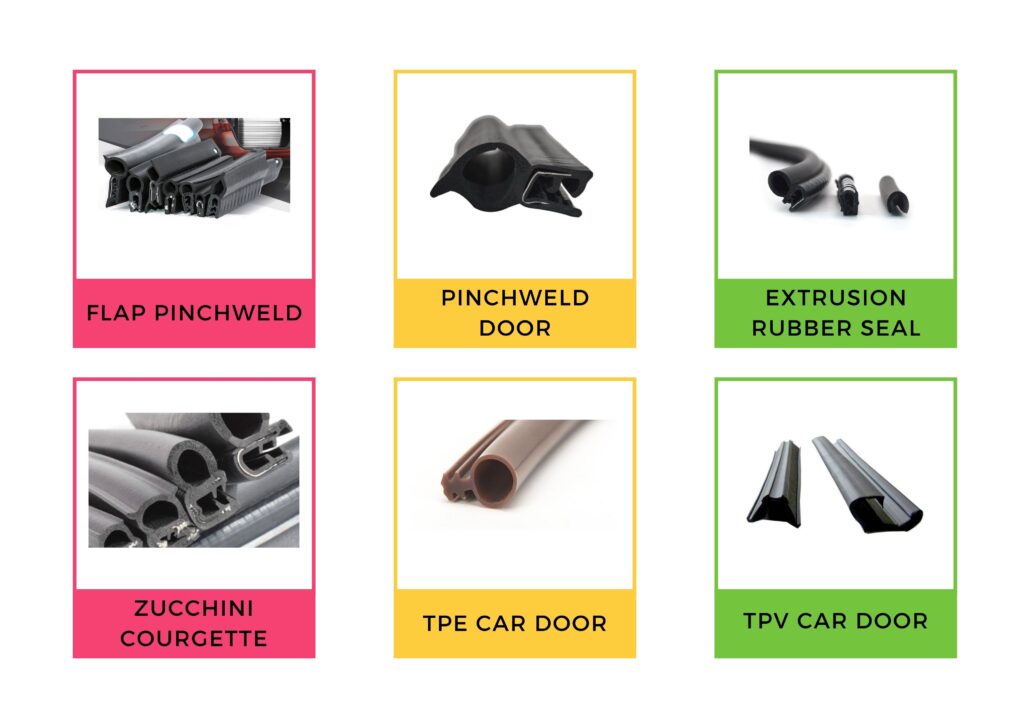 types of door weather stripping